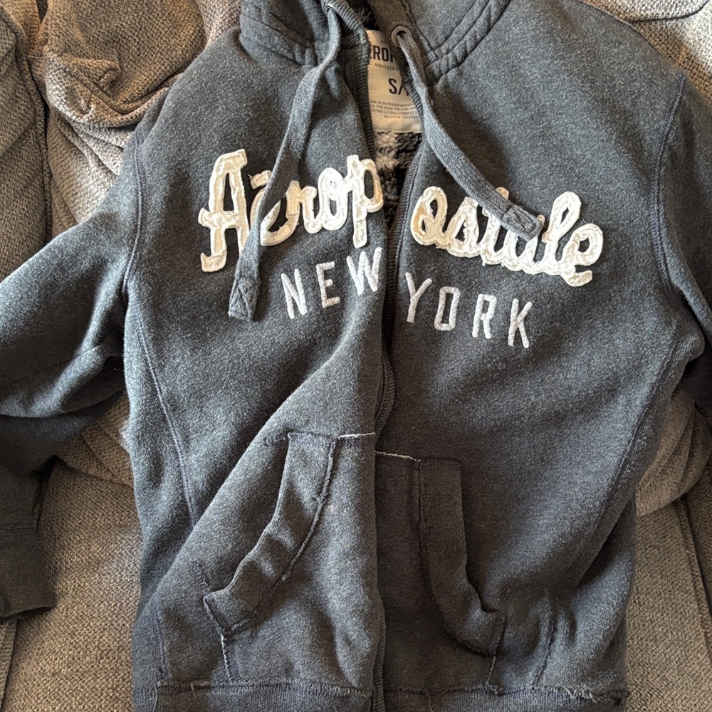 Aeropostale Kids Charcoal Hoodie